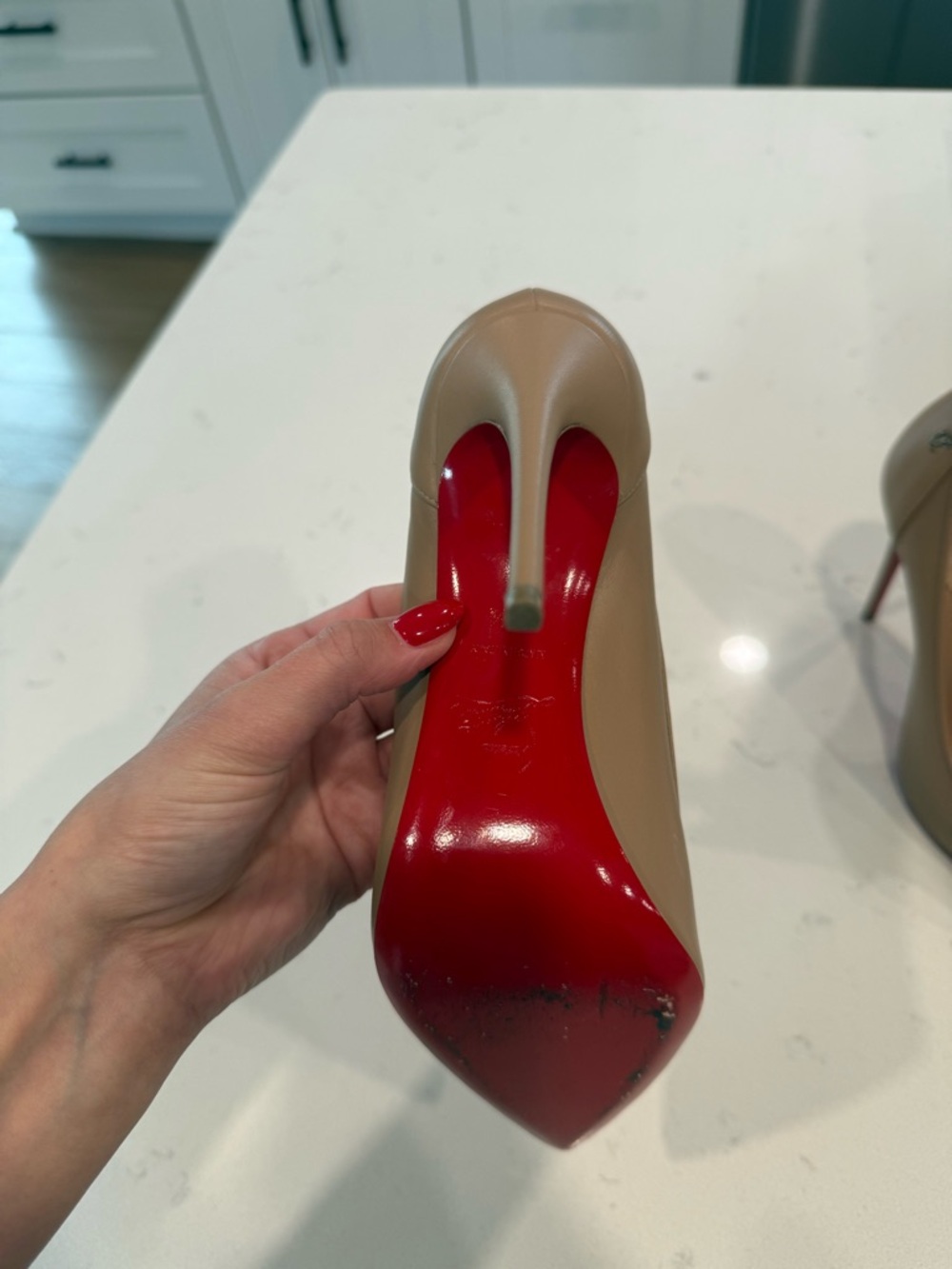 Sporty Kate Christian Louboutin Nude - Picture 5 of 11